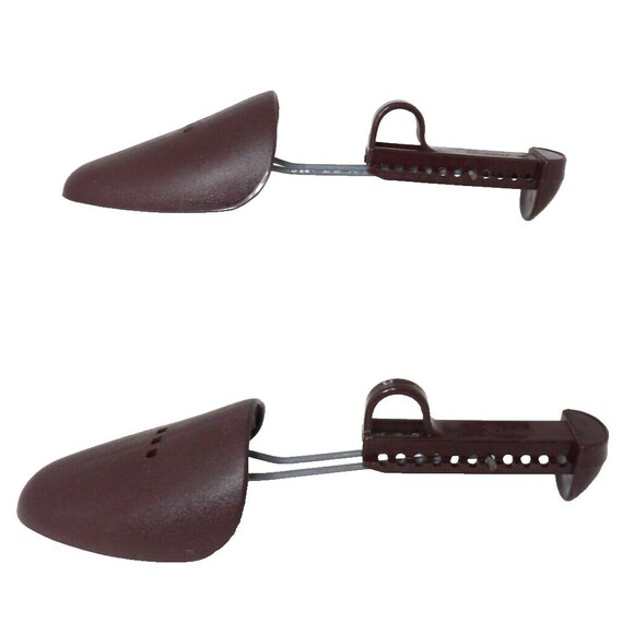 Mens Shoe Trees Stretchers Lot of 3 Shaper Black Brown Plastic Metal - Picture 9 of 16